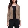 image:imageAllegra K Collarless Blazer for Womens Work Suit JacketsDark Khaki