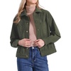 image:imageAllegra K Corduroy Jacket for Women Long Sleeve Button Down OuterwearArmy Green