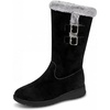 image:imageAllegra K Women Snow Warm Breathable Double Buckle Flat MidCalf BootsBlack