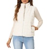 image:imageAllegra K Womens Faux Fur Vest Zip Up Sleeveless Casual Fur JacketWhite