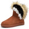 image:imageAllegra K Womens Winter Snow AntiSlip Warm Lightweight Flexible Durable NonSlip Outsole BootsBrown