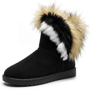 image:imageAllegra K Womens Winter Snow AntiSlip Warm Lightweight Flexible Durable NonSlip Outsole BootsBlack
