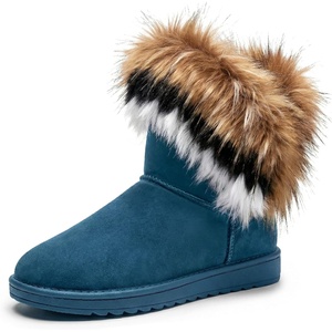image:imageAllegra K Womens Winter Snow AntiSlip Warm Lightweight Flexible Durable NonSlip Outsole BootsBlue