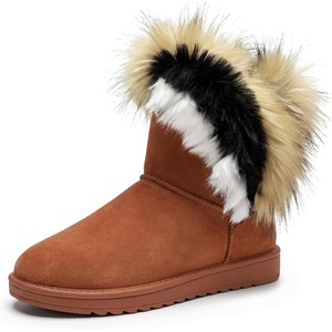image:imageAllegra K Womens Winter Snow AntiSlip Warm Lightweight Flexible Durable NonSlip Outsole BootsBrown