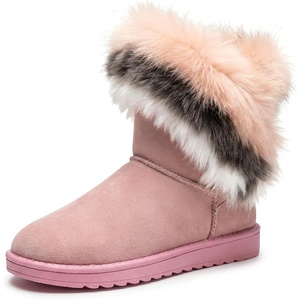 image:imageAllegra K Womens Winter Snow AntiSlip Warm Lightweight Flexible Durable NonSlip Outsole BootsPink