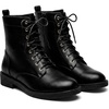 image:imageAllegra K Flat Heels Lace Up Ankle Combat Boots for WomenBlack
