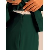 image:imageAllegra K Women Business Peplum Blazer Jacket Mini Pencil Skirt SetsDark Green