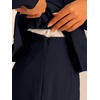 image:imageAllegra K Women Business Peplum Blazer Jacket Mini Pencil Skirt SetsNavy Blue
