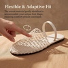 image:imageAllegra K Women Slip on Mesh Braided Hollow Out Flats SandalsBeige