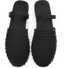 image:imageAllegra K Women Slip on Mesh Braided Hollow Out Flats SandalsBlack