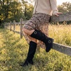 image:imageAllegra K Women Soft Cushioned NonSlip Flat No Heel Knee High BootsBlack