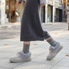 image:imageAllegra K Women Winter Faux Suede Laceup Flat Ankle Snow BootsGrey