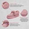 image:imageAllegra K Women Winter Faux Suede Laceup Flat Ankle Snow BootsPink