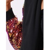image:imageAllegra K Womens Sequin Jacket Bomber Long Sleeve Sparkly TopsGold Hot Pink