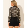 image:imageAllegra K Womens Sequin Jacket Bomber Long Sleeve Sparkly TopsMetallic Gold
