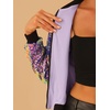 image:imageAllegra K Womens Sequin Jacket Bomber Long Sleeve Sparkly TopsMulticolor