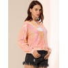 image:imageAllegra K Womens Sequin Jacket Bomber Long Sleeve Sparkly TopsPink