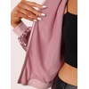 image:imageAllegra K Womens Sequin Jacket Bomber Long Sleeve Sparkly TopsPinks