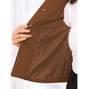 image:imageAllegra K Womens Turn Down Collar Single Breasted Outwear Winter Pea CoatDark Brown