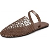 image:imageAllegra K Women Slip on Mesh Braided Hollow Out Flats SandalsBrown