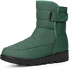 image:imageAllegra K Women Winter Adjustable Flat Pull on Snow BootsGreen