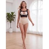 image:imageAllegra K Front Closure Tank Tops for Women Push Up Shapewear Posture Corrector Mesh Sleeveless Back ShaperBlack