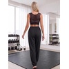 image:imageAllegra K Front Closure Tank Tops for Women Push Up Shapewear Posture Corrector Mesh Sleeveless Back ShaperBlack