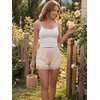 image:imageAllegra K Women Lace Trim Ice Silk Loose Slip Shorts for Under Dress SkirtBeige