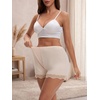 image:imageAllegra K Women Lace Trim Ice Silk Loose Slip Shorts for Under Dress SkirtBeige