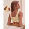 image:imageAllegra K Women Nursing Bra Crossover Maternity Pullover Sleep BraletteBeige