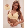 image:imageAllegra K Women Nursing Bra Crossover Maternity Pullover Sleep BraletteBeige
