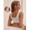 image:imageAllegra K Women Nursing Bra Crossover Maternity Pullover Sleep BraletteWhite