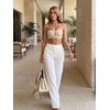 image:imageAllegra K Womens Bra Strapless Front Buckle Wireless MeshBeige
