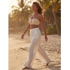 image:imageAllegra K Womens Bra Strapless Front Buckle Wireless MeshBeige