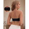 image:imageAllegra K Womens Bra Strapless Front Buckle Wireless MeshBlack