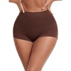 image:imageAllegra K Womens Mesh Strip Tummy Control Butt Lift UnderwearCoffee