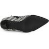image:imageAllegra K Women Houndstooth Pointed Toe Stiletto Heels Ankle BootiesBlack Houndstooth