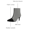 image:imageAllegra K Women Houndstooth Pointed Toe Stiletto Heels Ankle BootiesBlack Houndstooth