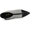 image:imageAllegra K Women Houndstooth Pointed Toe Stiletto Heels Ankle BootiesBlack Houndstooth
