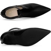 image:imageAllegra K Women Pointy Toe Stiletto Heel Back Zip BootiesBlack