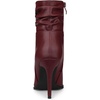 image:imageAllegra K Women Slouched Stiletto Heels Pointed Toe Ankle BootBurgundy