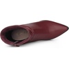 image:imageAllegra K Women Slouched Stiletto Heels Pointed Toe Ankle BootBurgundy