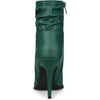 image:imageAllegra K Women Slouched Stiletto Heels Pointed Toe Ankle BootDark Green