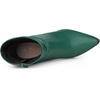 image:imageAllegra K Women Slouched Stiletto Heels Pointed Toe Ankle BootDark Green