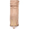 image:imageAllegra K Women Slouched Stiletto Heels Pointed Toe Ankle BootNude