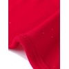 image:imageAllegra K Women Sparkly Crew Neck Sleeveless Slimming Bodysuit Tank TopRed