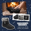 image:imageAllegra K Women Warm Breathable Flat Hook Loop Ankle Snow BootsBlack