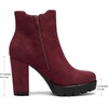 image:imageAllegra K Womens Chunky Heels Platform Chelsea BootsBurgundy