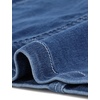 image:imageAllegra K Womens Denim Dresses Collar V Neck Long Sleeve Jean DressBlue