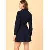 image:imageAllegra K Womens Denim Dresses Collar V Neck Long Sleeve Jean DressDenim Blue